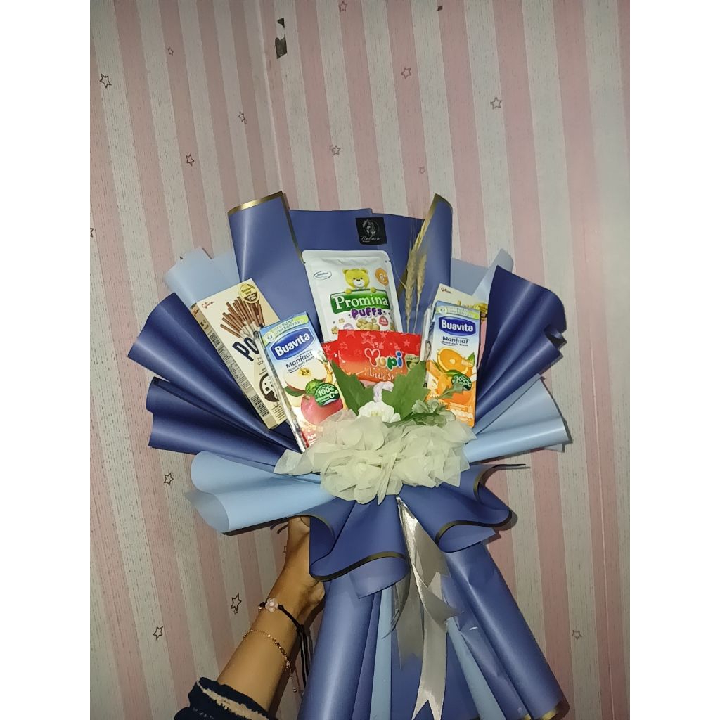 

Buket Snack murah/snack custom/buket snack/buket jajanan