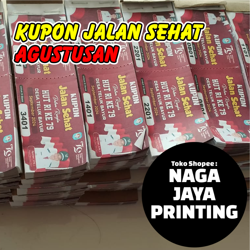 

KUPON JALAN SEHAT 17AN / KUPON DOORPRIZE AGUSTUSAN / KUPON AGUSTUSAN