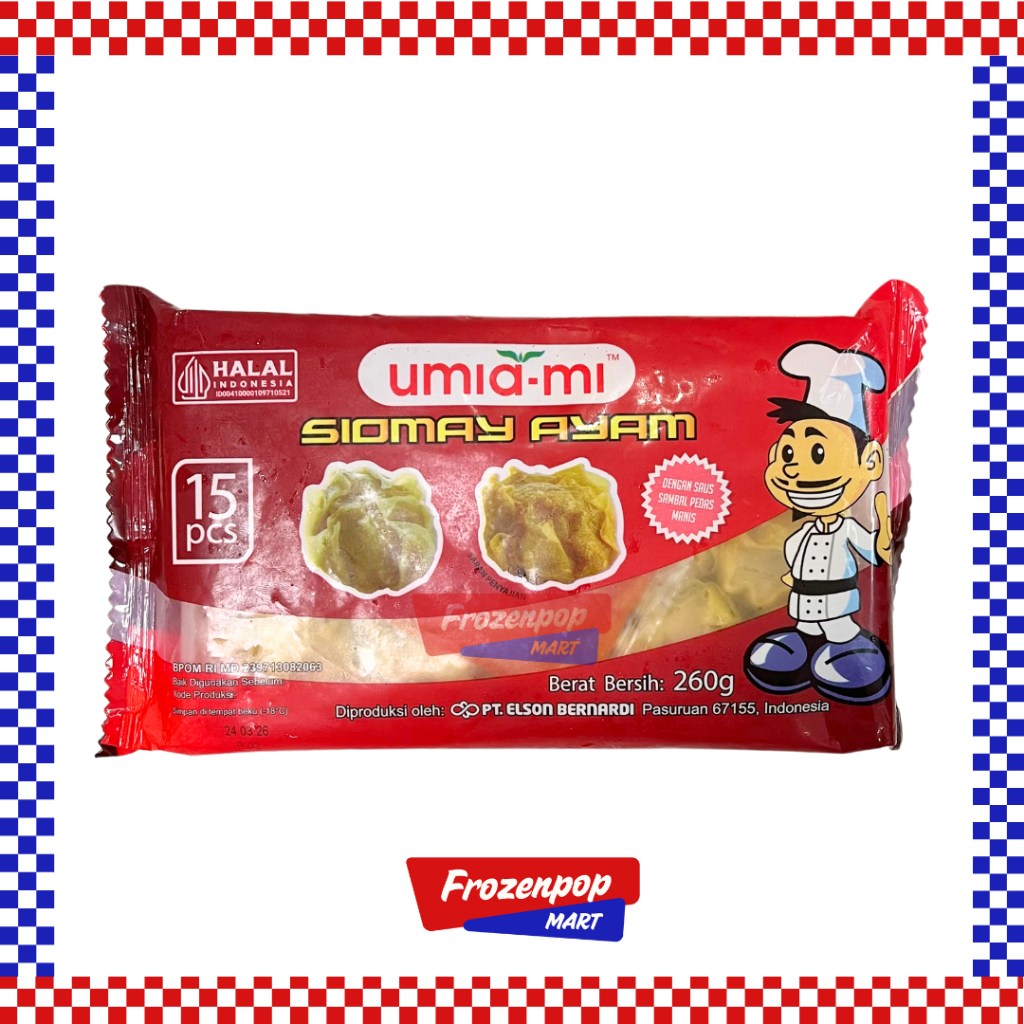 

Umiami Siomay Ayam 260gr Isi 15pcs Siomay Ayam Sayur [INSTANT MALANG]