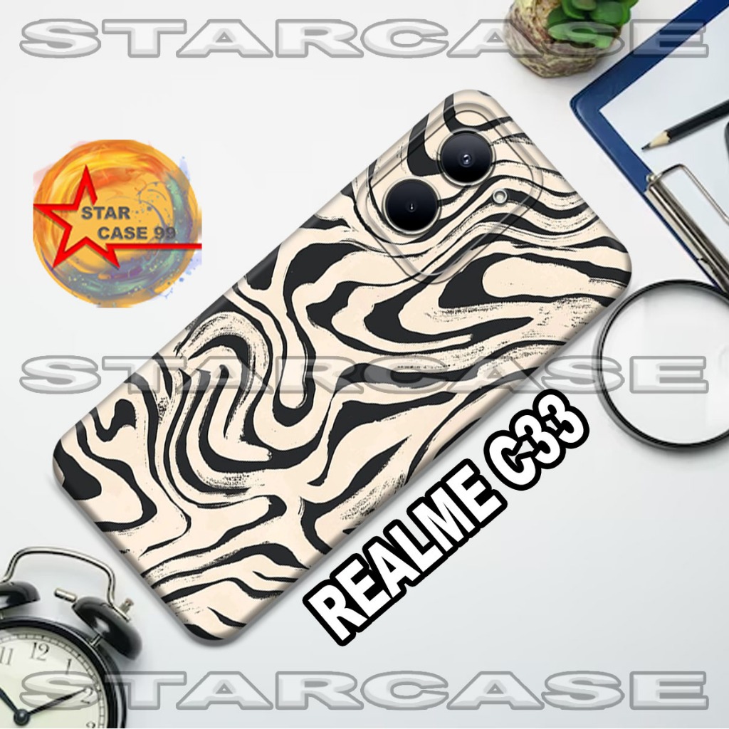 Softcase realme c33 /S26/Motif abstrak/case realme c33/casing/silicon/silikon