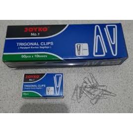 

Trigonal Clip / Klip / Penjepit Kertas Joyko No.1 / No. 3