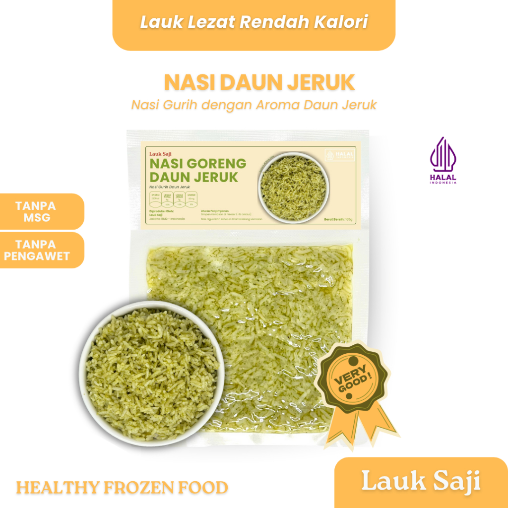 

Nasi Daun Jeruk – Lauk Siap Saji | Rendah Kalori | Tinggi Protein | Frozen Food Diet