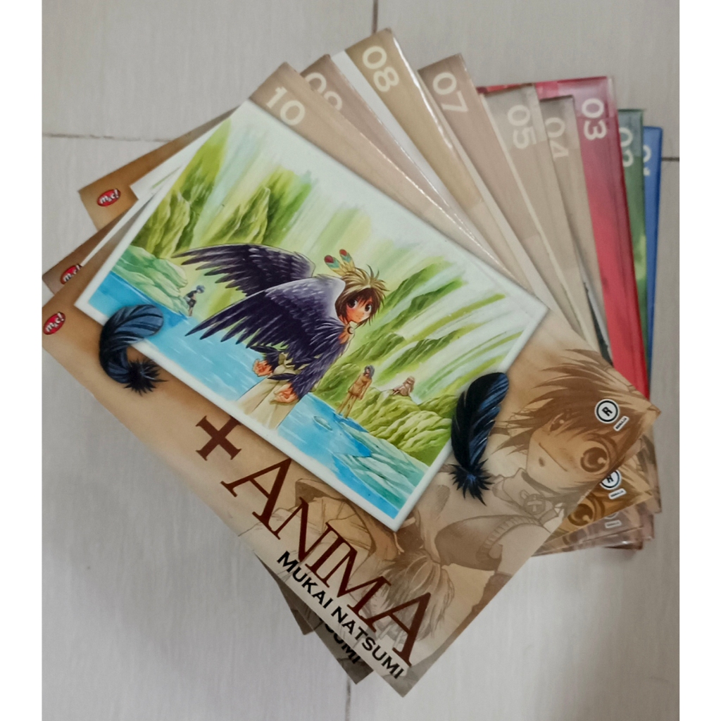 Komik Set Seri Lengkap Anima Plus 1-10 Tamat Natsumi Mukai