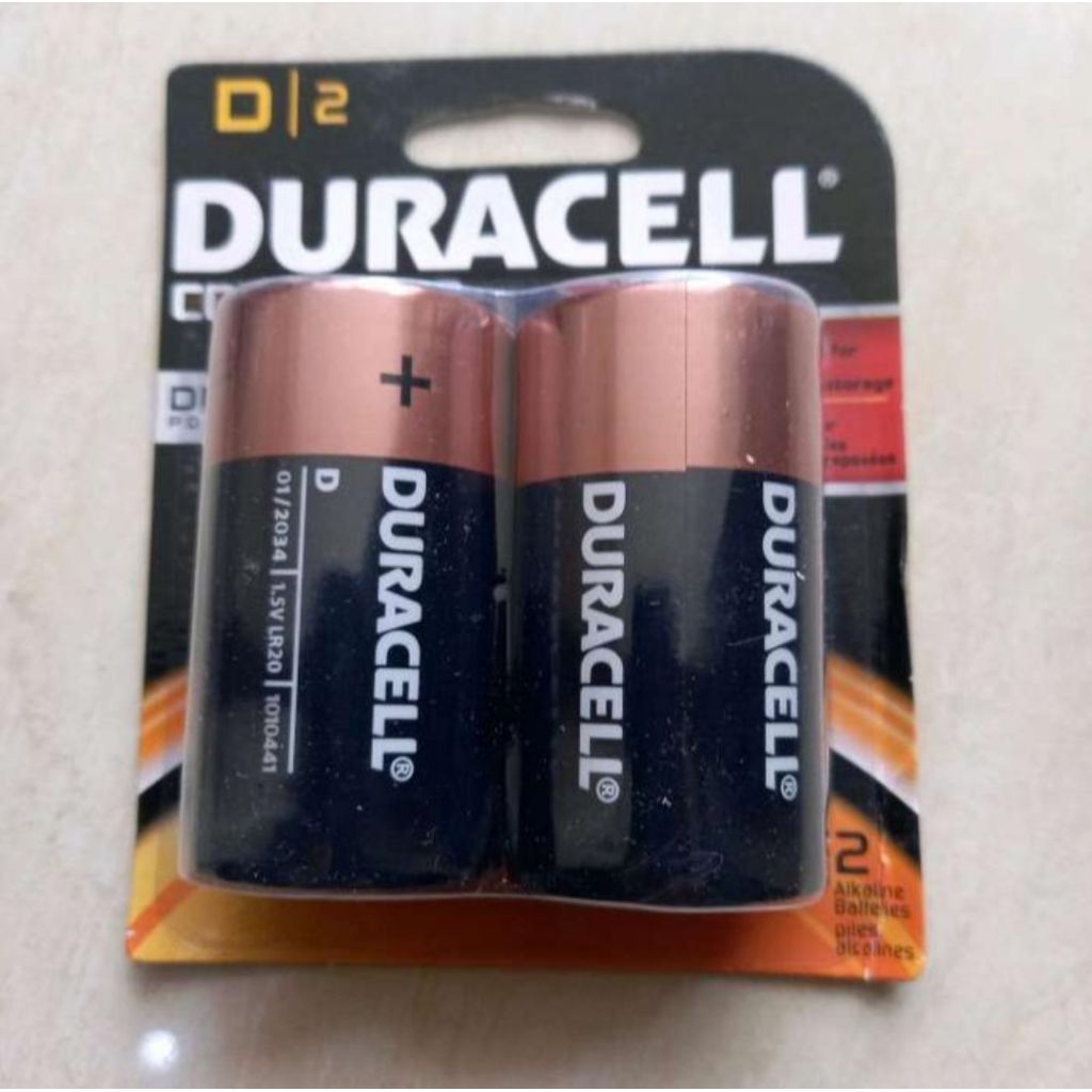 DURACELL D ISI 2 BATERAI ALKALINE COPPERTOP DURALOCK MN1300B2
