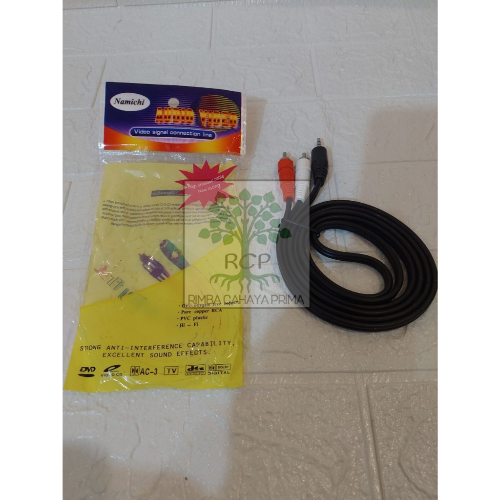Namichi Kabel RCA 2 in 1 1.5 Meter Jack Audio