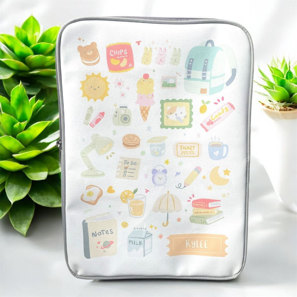 

ABC Tempat pensil berkapasitas besar / kotak alat tulis anak yang indah / Free Costum Desain Nama