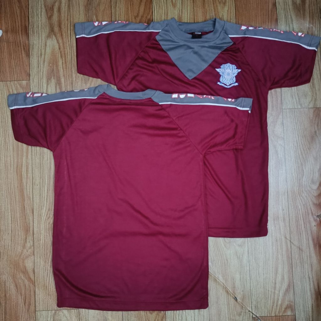 Kaos Merah Maroon Lantas Kombinasi / Kaos Lantas / Kaos Polantas