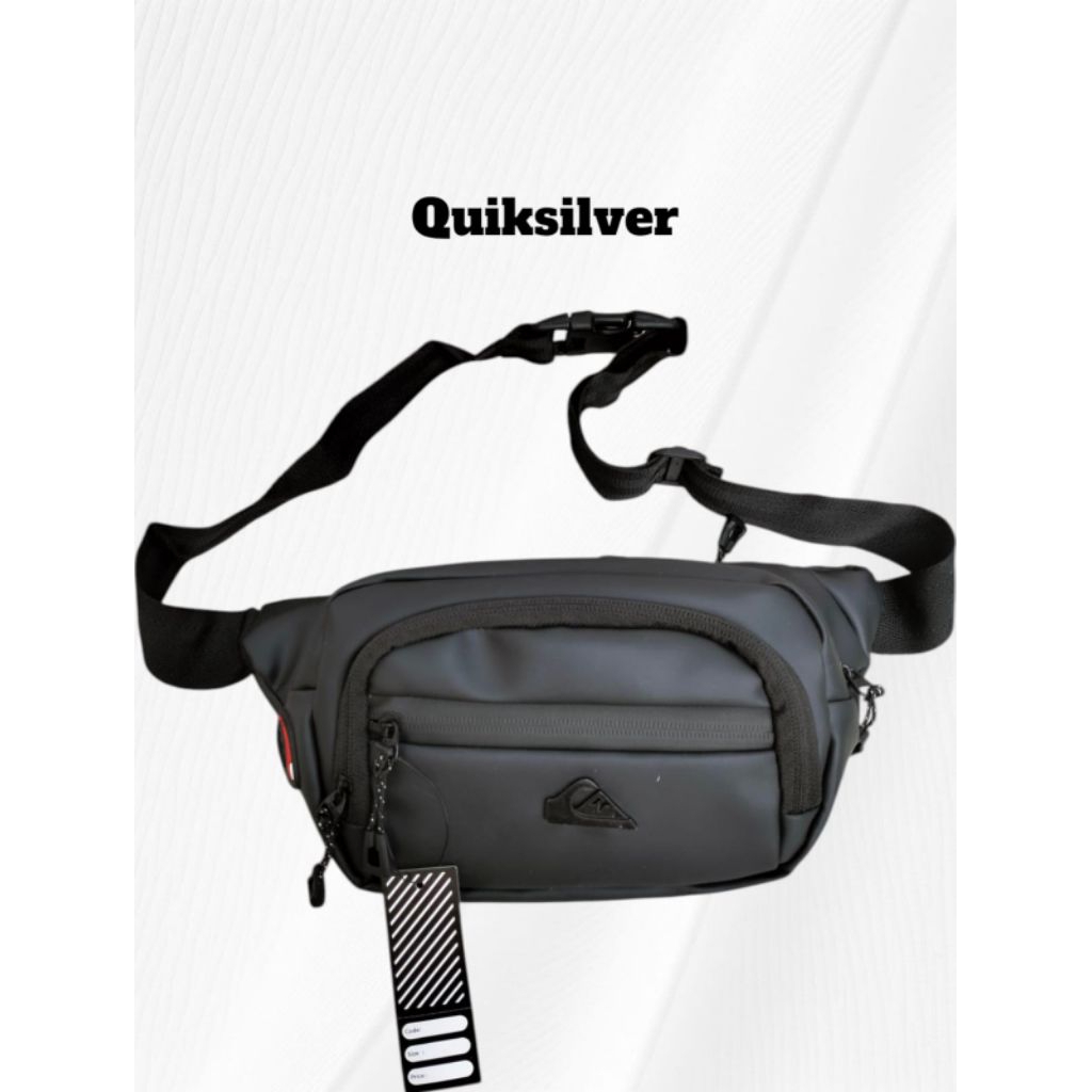 TAS QUICKSILVER TAS SELEMPANG QUIKSILVER TAS PINGGANG QUIKSILVER WAISTBAG QUIKSILVER WATERPROOF LOGO
