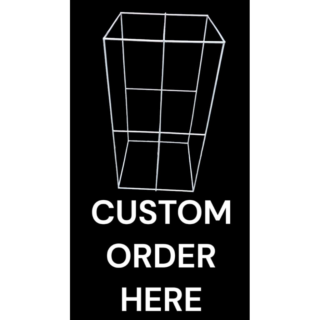 Rangka Besi Kolam Terpal Ukuran 100.50.25