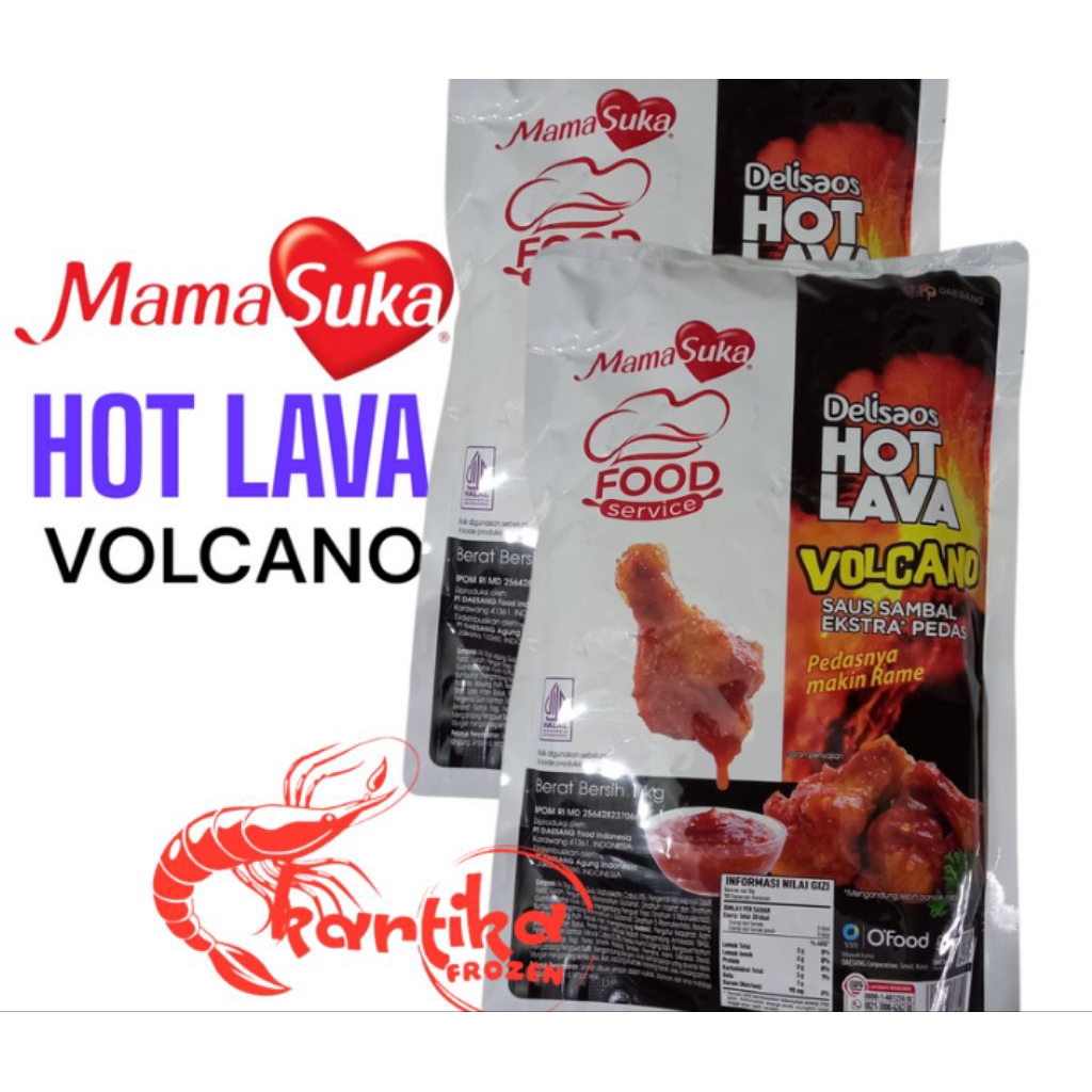 

HOTLAVA VOLCANO EXTRA PEDAS SAUCE 1KG