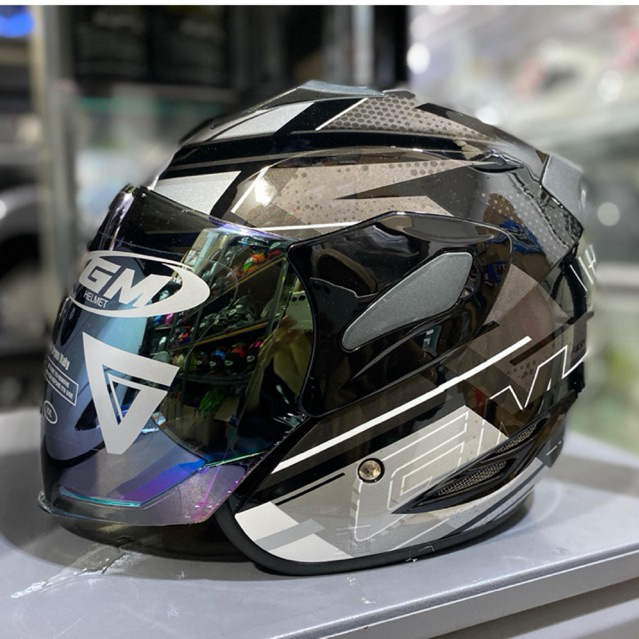 Helm GM Fighter Motif Terbaru Original