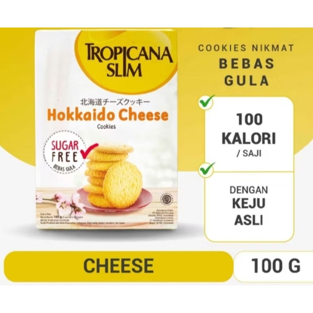 

Tropicana Slim Hokkaido Cheese Cookies (5sch)