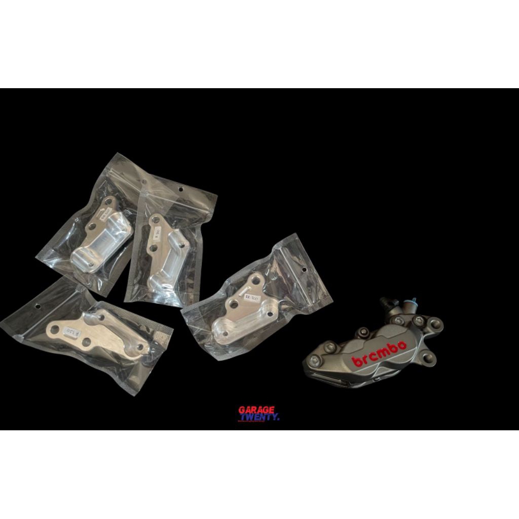 kaliper brembo 4P original plus bracket ninja R SS RR