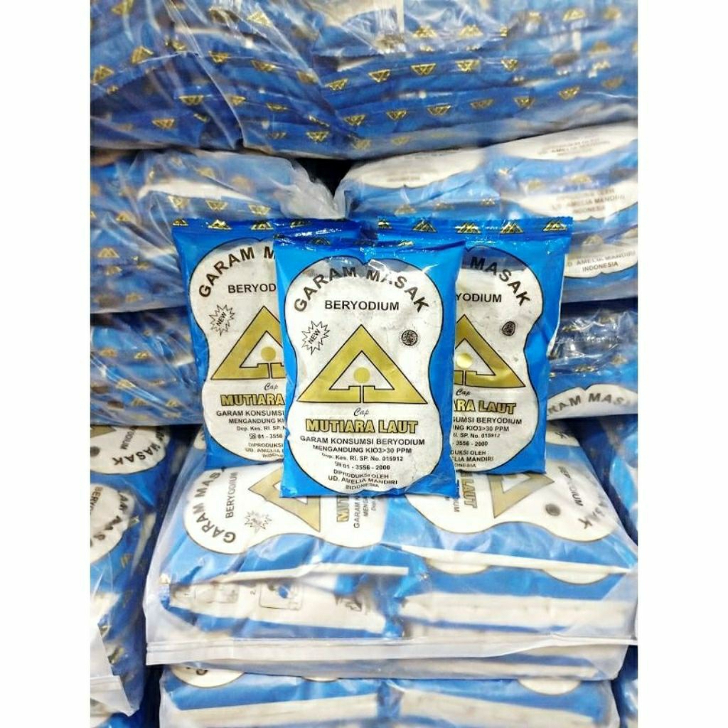 

1 Ball isi 40 Pcs Garam Masak Halus Beryoudium / Garam Masak Dapur Beryoudium Termurah Kemasan 100gr