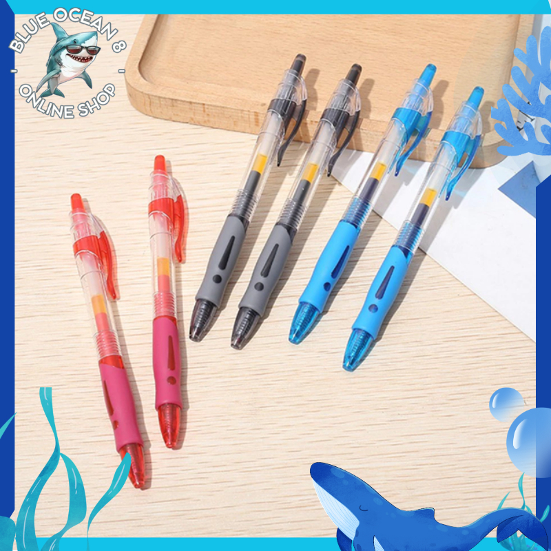 

PNM002 Pulpen Mekanik Gel Ink 0.5mm Standar Pulpen Alat Tulis Kantor Sekolah Pena Pen Gel Mekanik
