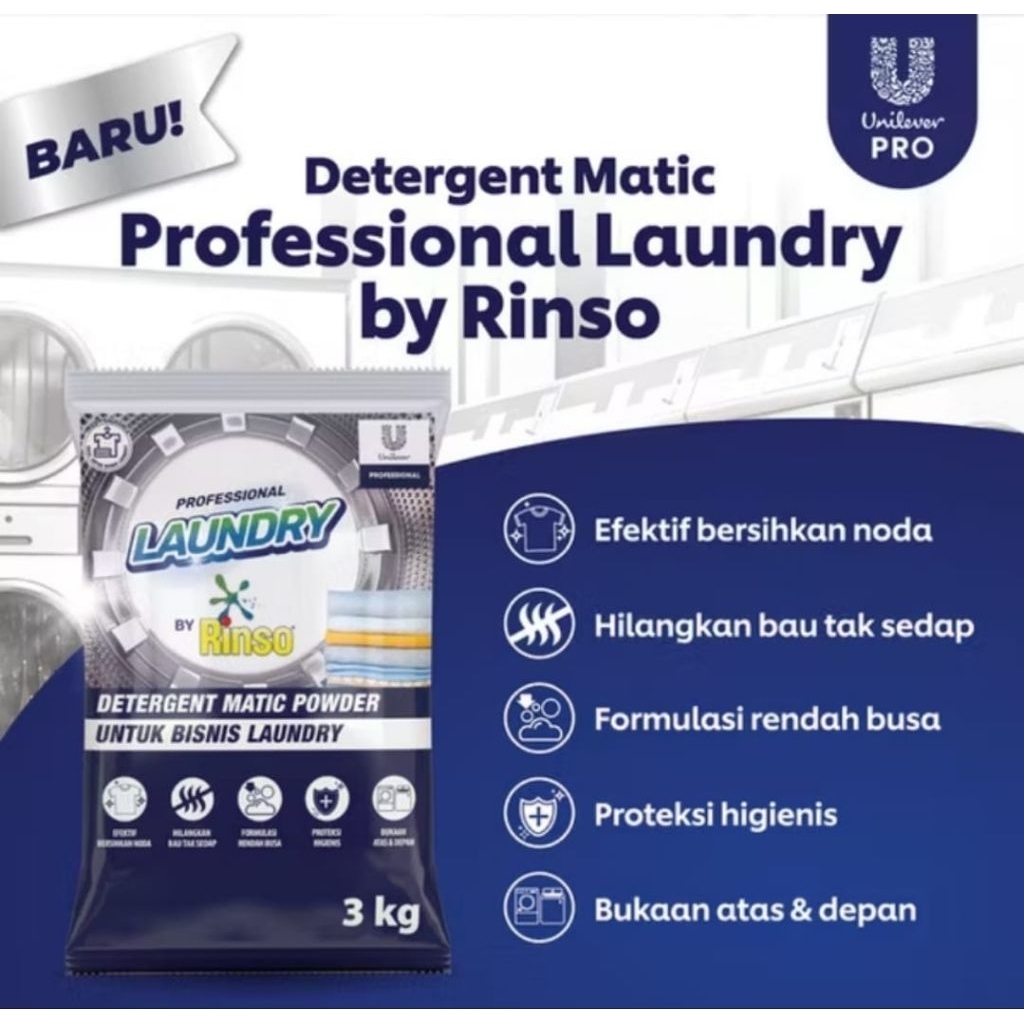 Rinso Bubuk Matic Professional 3 KG