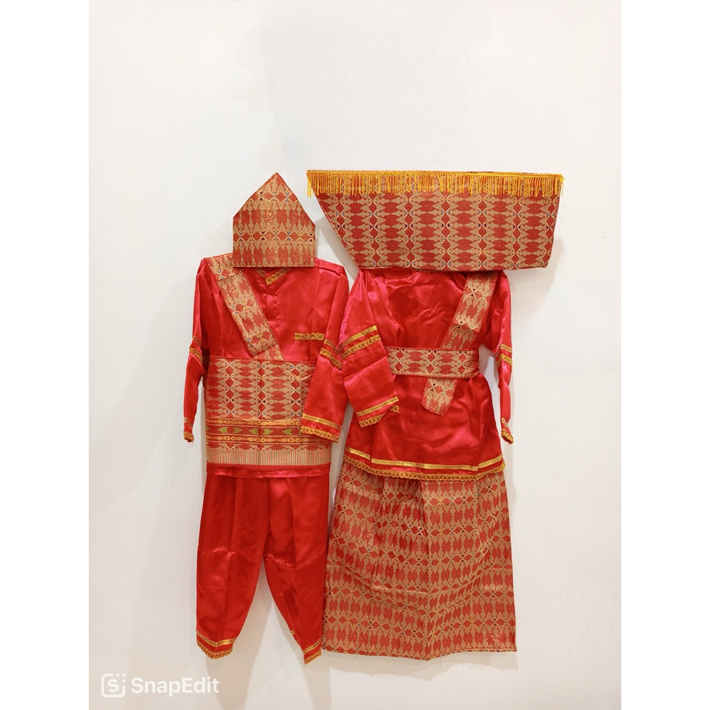 Baju adat batak anak laki-laki dan perempuan // TK dan SD // Pakaian adat Sumatera Utara