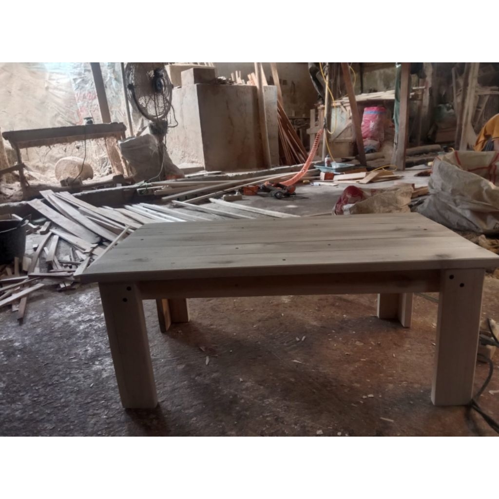 MEJA MAKAN LESEHAN KAYU / MEJA BELAJAR LESEHAN KAYU / MEJA LAPTOP LESEHAN KAYU / MEJA LESEHAN / MEJA