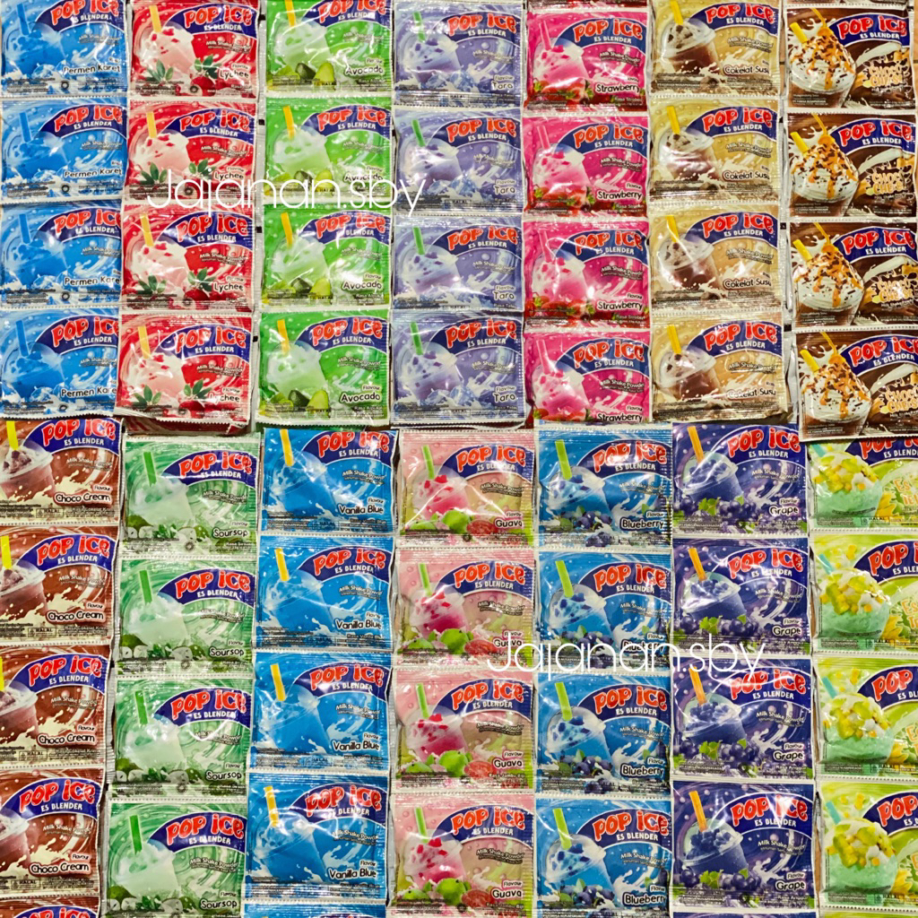 

POP ICE ANEKA RASA POP ICE RENCENG GROSIR TERMURAH ISI 10 POP ES MURAH POP ES RENTENG POP ICE AVOCADO POP ICE MELOM ANGGUR CHOKLATE DURIAN KACANG HIJAU DOGER POP ICE TERMURAH GROSIR
