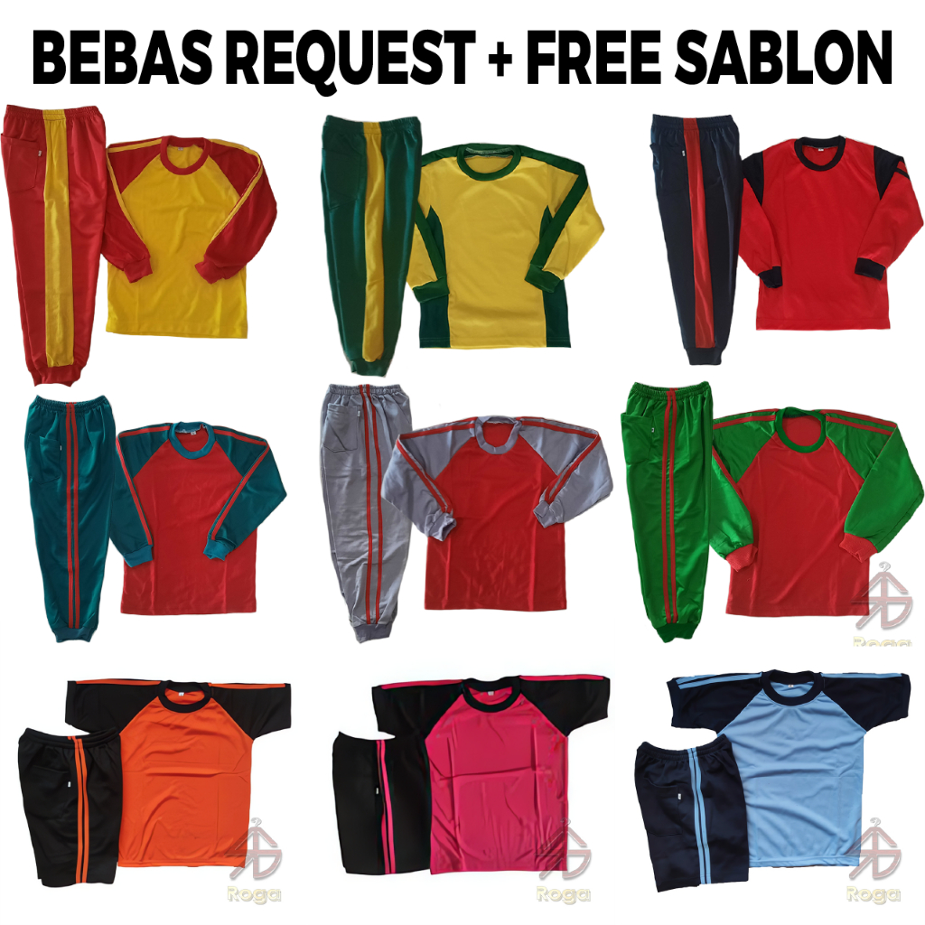 Baju Olahraga Anak Seragam Olahraga TK PAUD Seragam Olahraga Sekolah TK dan Seragam Olahraga PAUD Se