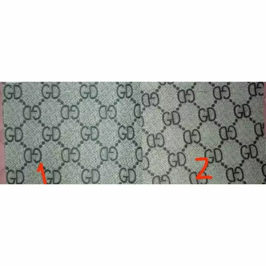 Bahan kulit sintetis motif GD