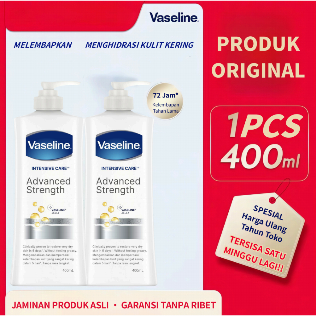 PELFAPAU VASELINE BODY LOTION VASELINE HAND BODY LOTION PRODUK ORIGINALVASELINE BODY LOTION 400ML