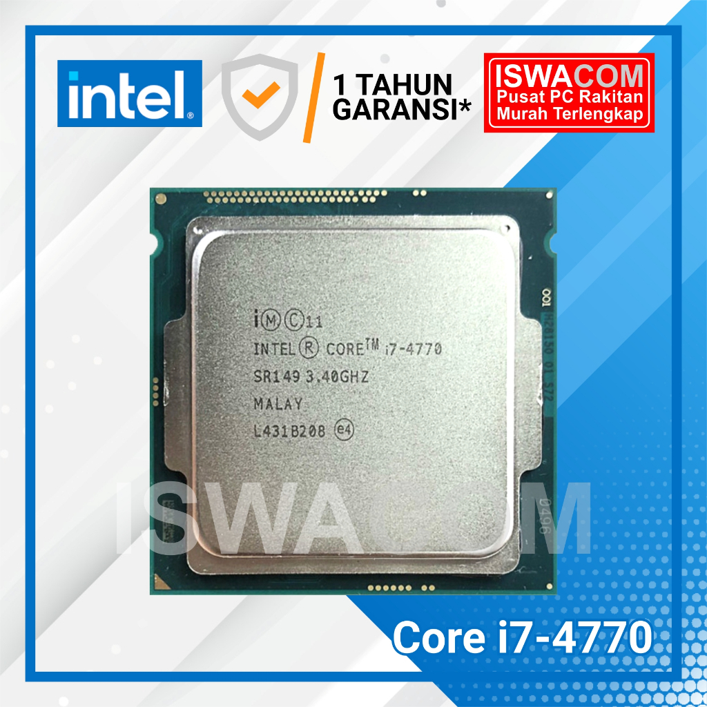 Processor Intel Core i7 4770 / 4790 Tray Socket 1150 Gen 4
