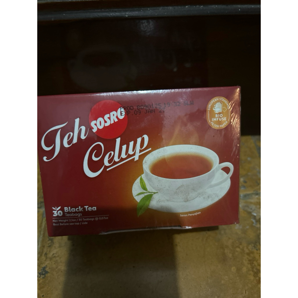 

Teh Sosro Celup Isi 30 Kantong