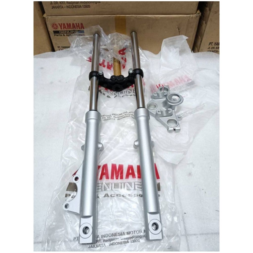 SHOCK DEPAN RX KING NEW SET ORIGINAL YAMAHA GENUINE PART SHOK SOK RXKING MUDA ORI YGP AS BOTTOM KOTA