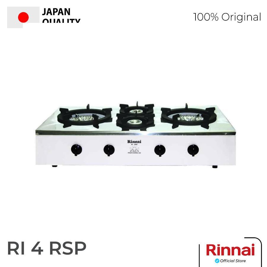 Rinnai Kompor Gas 4 Tungku Api Turbo RI-4RSPN RI4RSPN RI 4RSPN 4RSP BATAM
