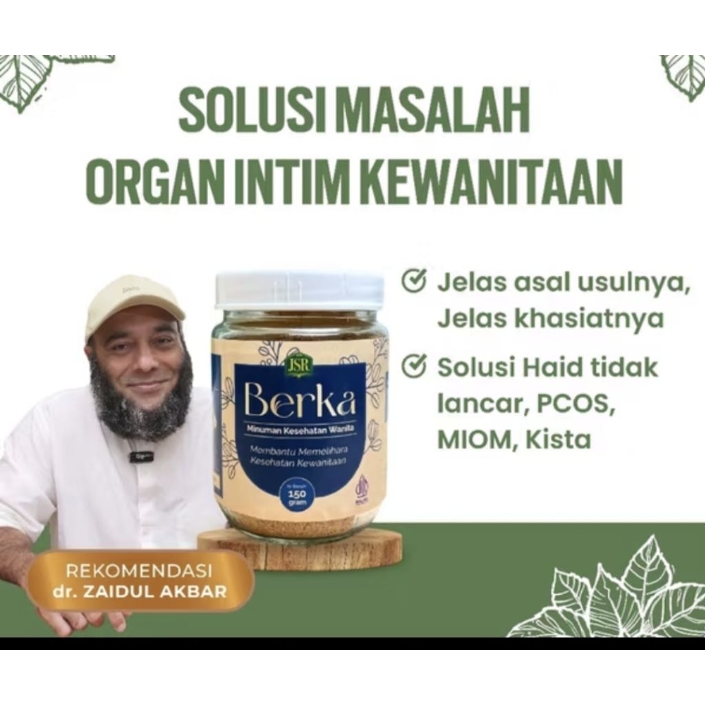 

BERKA JSR Rekomendasi dr Zaidul Akbar | Minuman Kesehatan Wanita Haid | PCOS | Promil Program Hamil | Kista | Miom