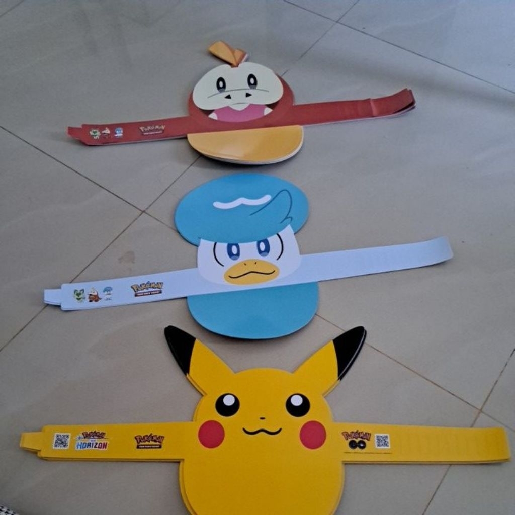 Topi pesta Pokemon original pameran 2024