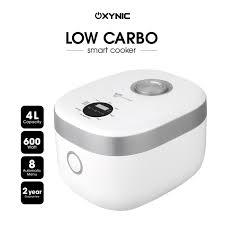 Oxynic O2-LCSC Rice Cooker 4 Liter Putih - Smart Cooker Low Carbo dengan Berbagai Mode Memasak