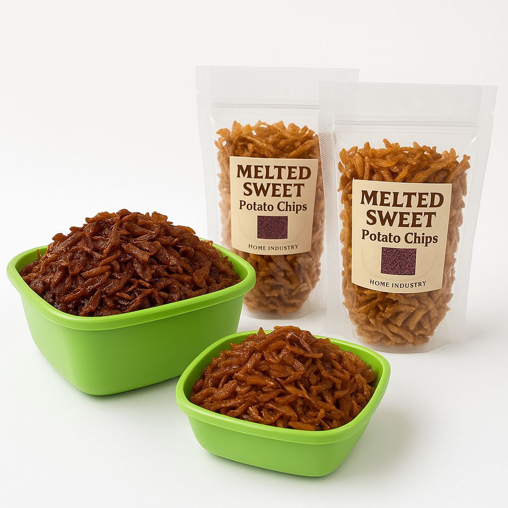 

Melted Sweet Potato Chips