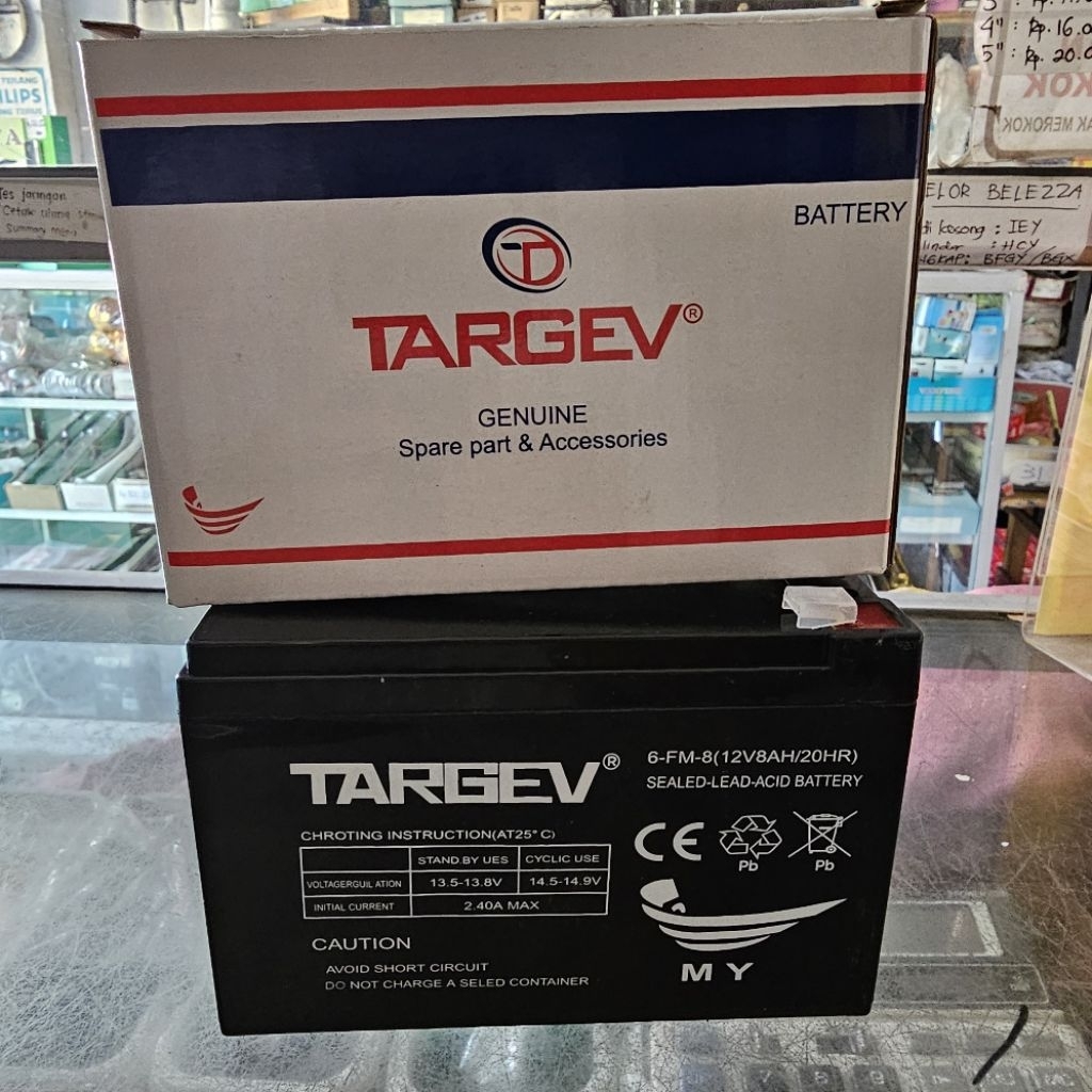 Aki baterei Sprayer cas elektrik target targev original malaysia