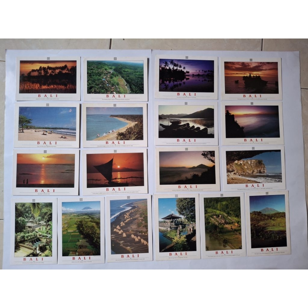 

Kartu Pos asli jadul tahun 1990an Pemandangan Bali - Mulus / ex. Stock Toko