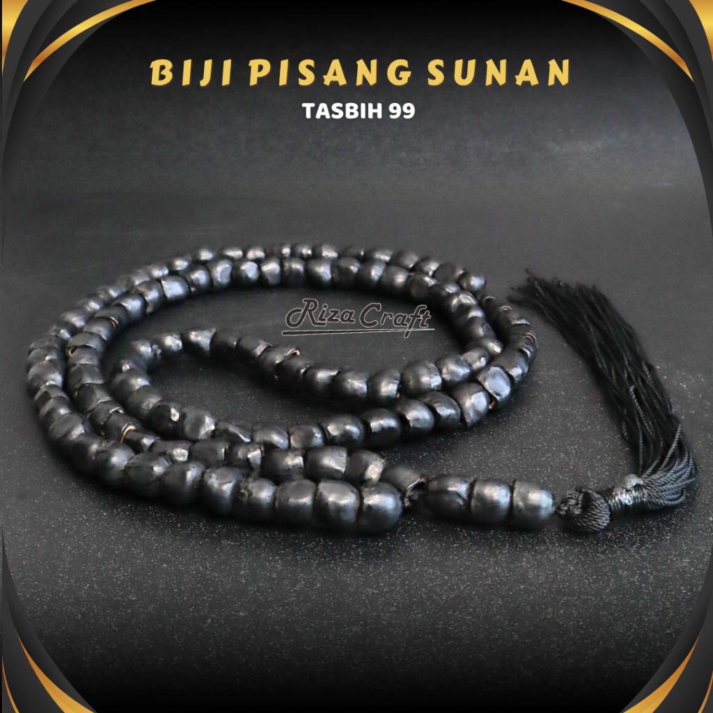 Tasbih Biji Pisang Wali Sunan Bonang Pidak Asli 99 Butir by RIZA CRAFT