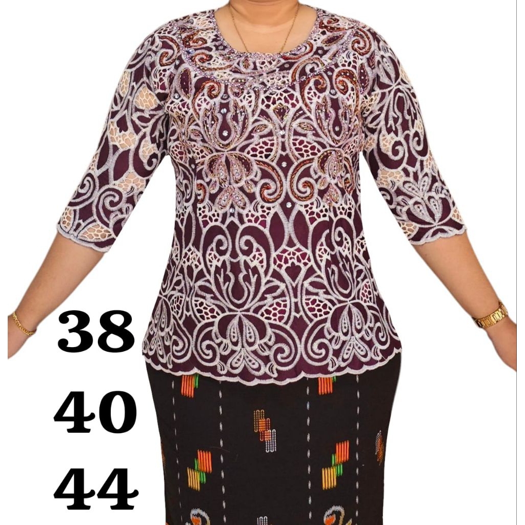 BLUS KATUN BOLONG BORDIR