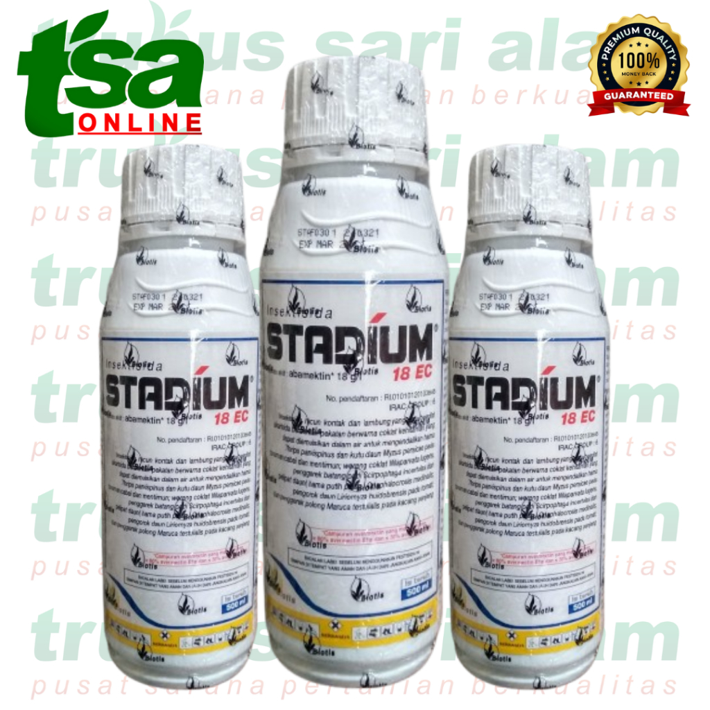 Stadium 1 Liter 18EC Insektisida Abamectin 18g/l Sundep Slendep Wereng Biotis Abacel Demolish