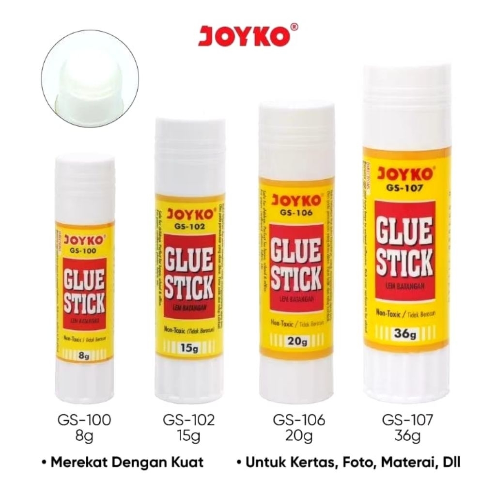 

Lem Stik / Glue Stick JOYKO GS-100 / GS-102 / GS-106 / GS-107