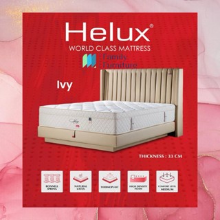 Springbed Kasur Latex Helux Ivy - FULLSET CUSTOM - 180 x 200