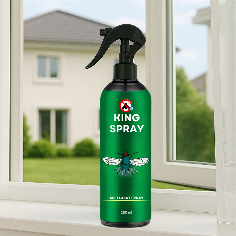 King Spray Anti Lalat Racun Lalat Paling Ampuh Dalam Ruangan 250 ml Semprotan Spray Pembunuh