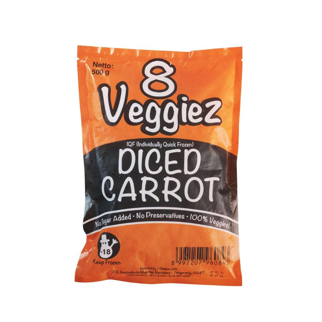 

Frozen Diced Carrot/Wortel Dadu 500g