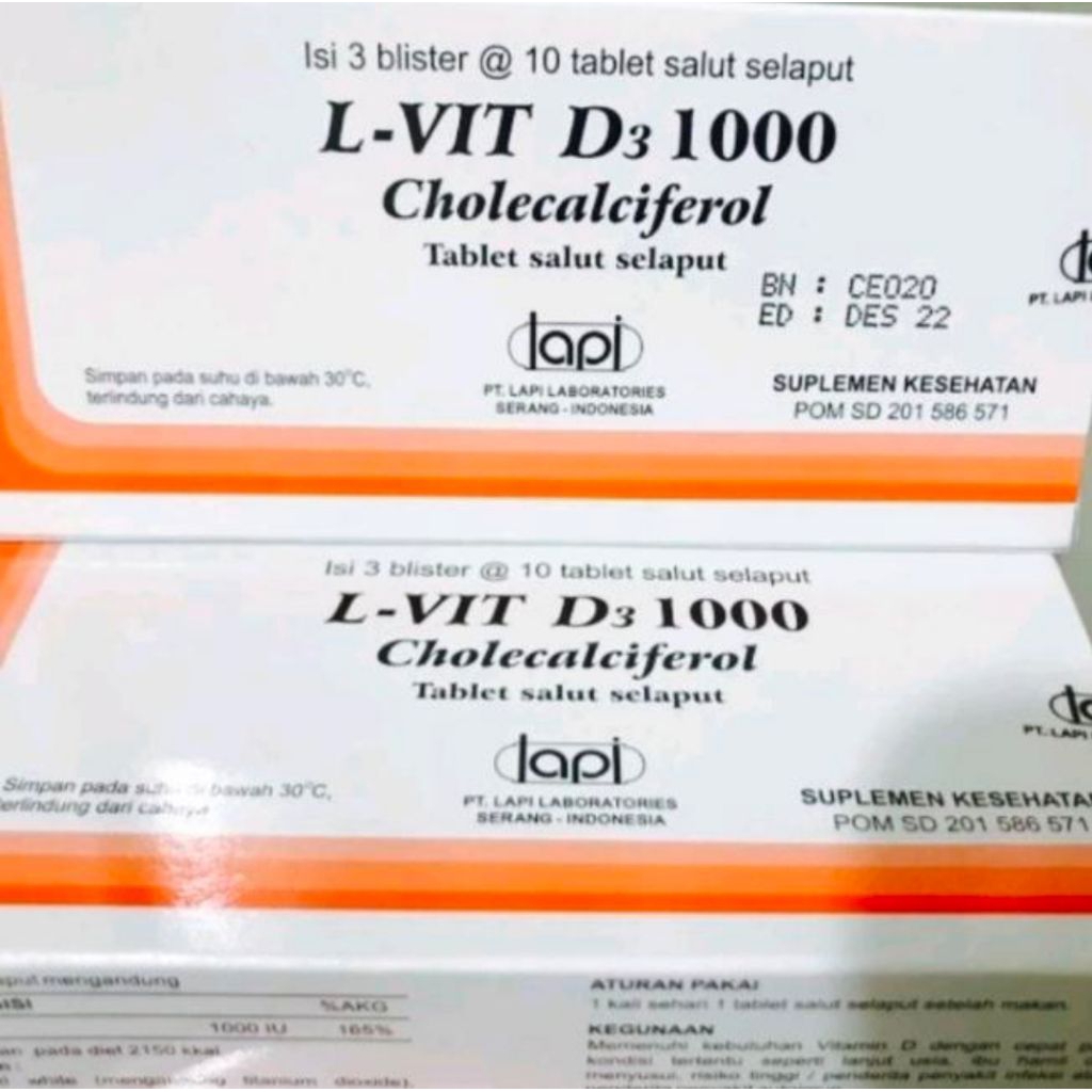L-Vit D3 1000 IU