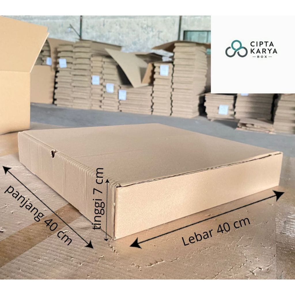 

box baru packing piza 40x40x7