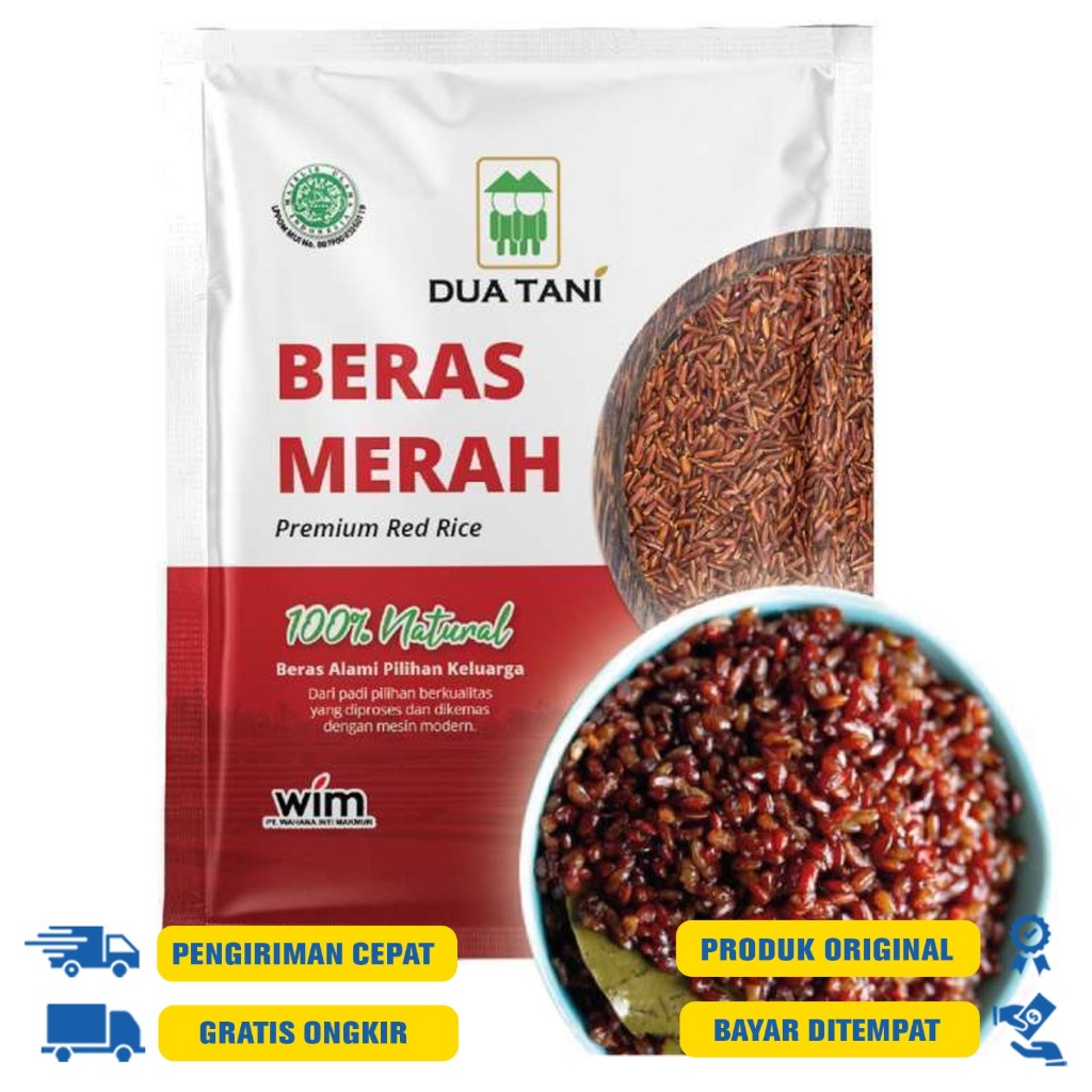 

Beras Merah Dua Tani 2kg -HALAL Cocok Untuk Diet dan Kualitas terjamin