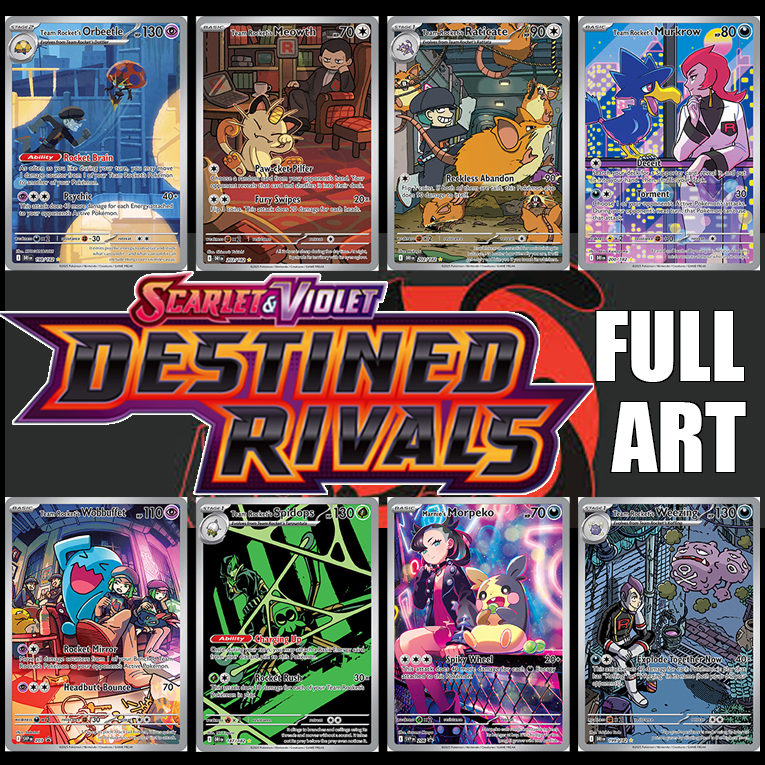 KARTU POKEMON TCG HOLOGRAM SPECIAL FULL ART - DESTINED RIVALS (DRI)