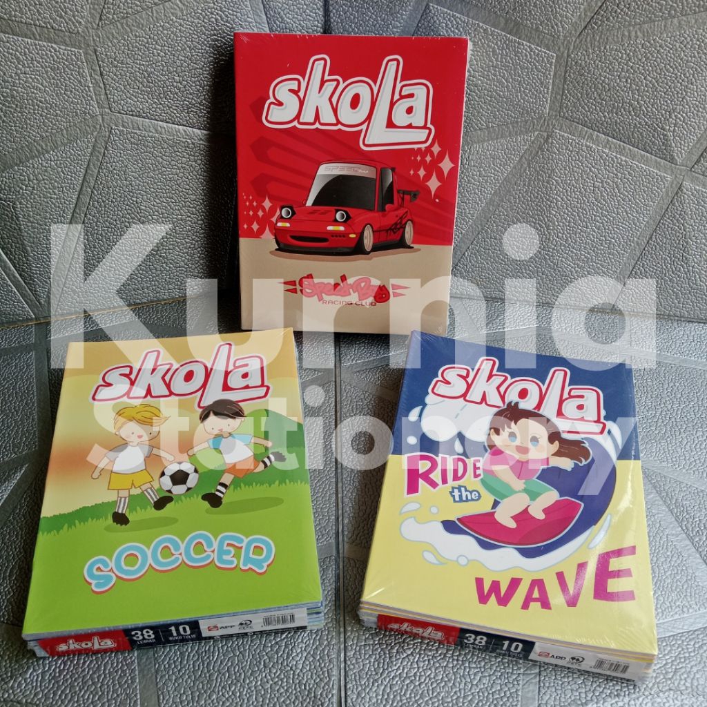 

[SATU PACK] Buku Tulis Skola 38 Lembar (10 pcs)