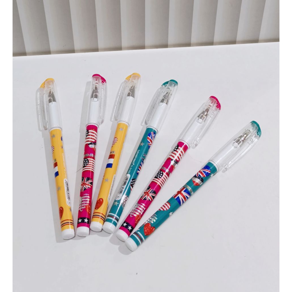 

PENSIL GEL karakter lucu mix (6pcs)