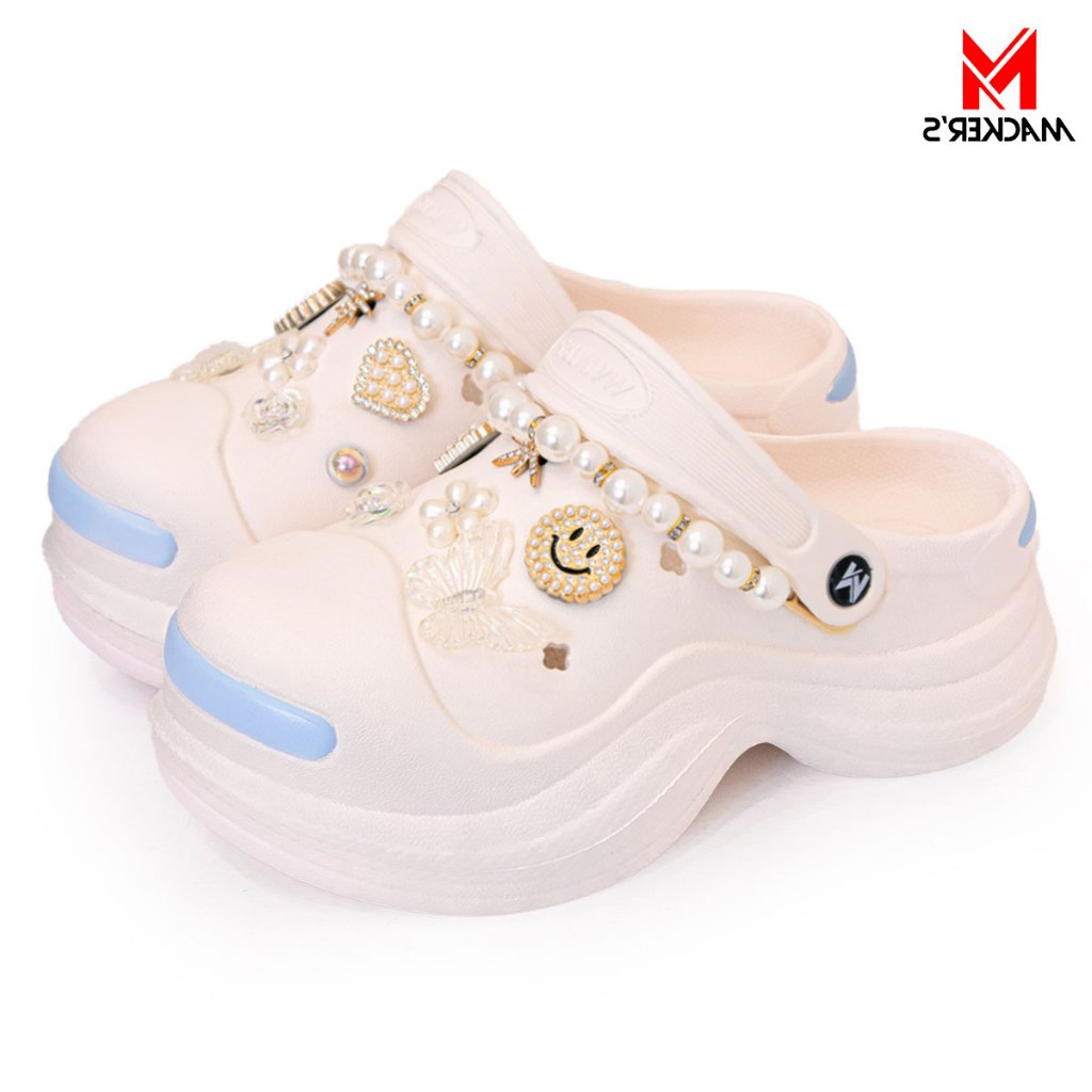 [MACKER'S] T11+100 Sandal Baim wanita kekinian Dengan model terbaru lucu sandal kodok wanita lucu se